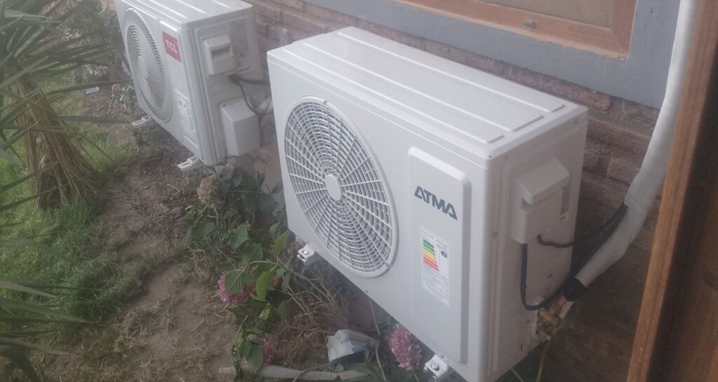 Diagnóstico y reparación de aire acondicionado split en domicilio